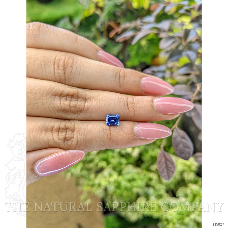 1.01 Ct. Blue Sapphire from Ceylon (Sri Lanka)