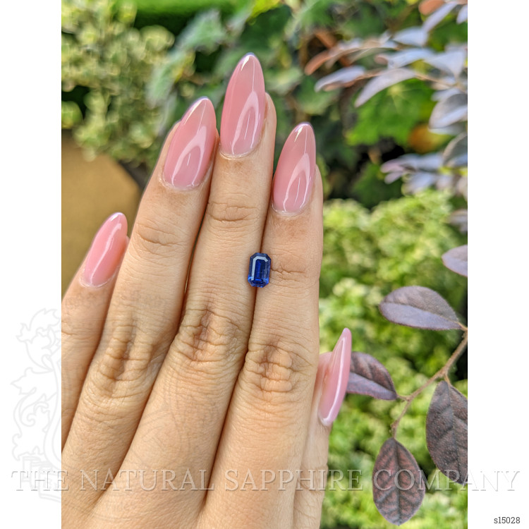 0.95 Ct. Blue Sapphire from Ceylon (Sri Lanka)