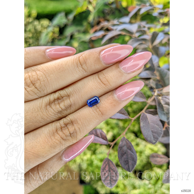 0.95 Ct. Blue Sapphire from Ceylon (Sri Lanka)