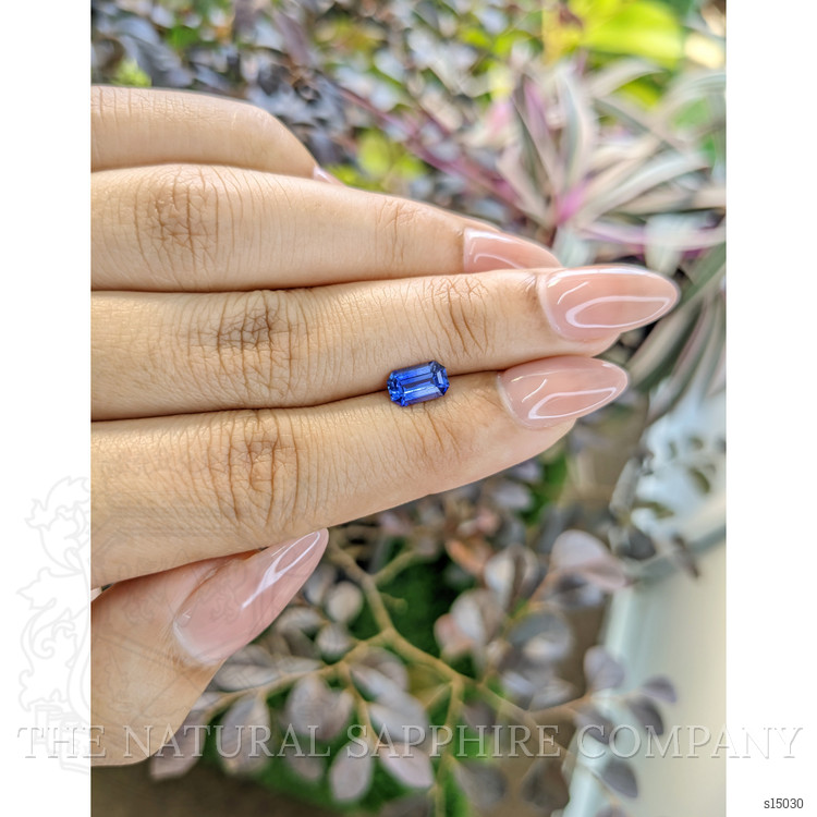1.06 Ct. Blue Sapphire from Ceylon (Sri Lanka)