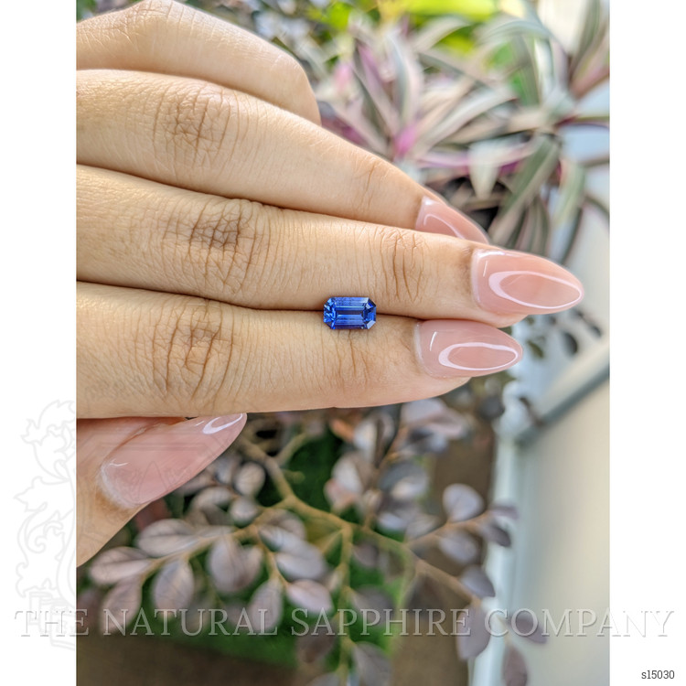 1.06 Ct. Blue Sapphire from Ceylon (Sri Lanka)