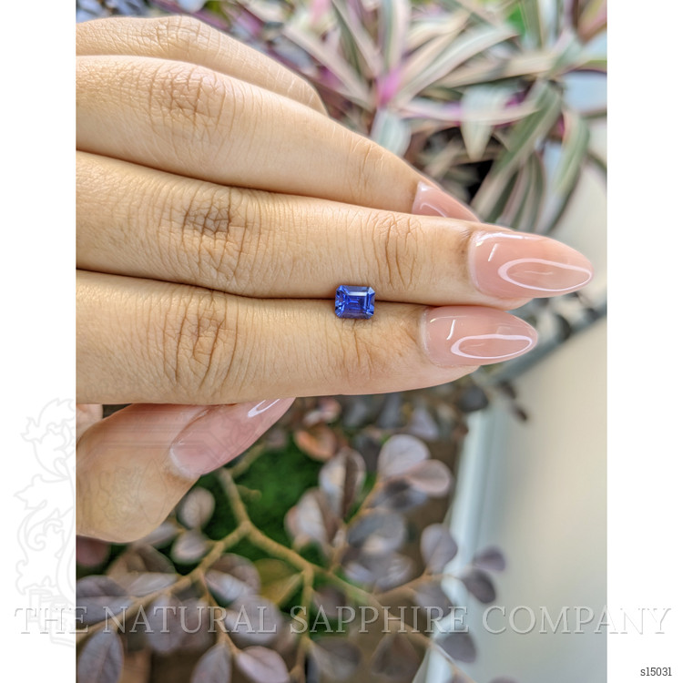 0.83 Ct. Blue Sapphire from Ceylon (Sri Lanka)
