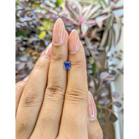 0.83 Ct. Blue Sapphire from Ceylon (Sri Lanka) Life Style