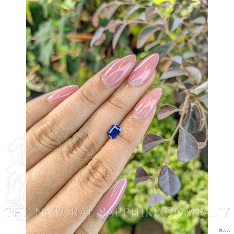 1.01 Ct. Blue Sapphire from Ceylon (Sri Lanka)