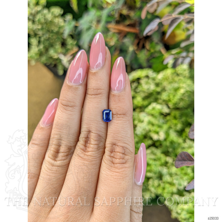 1.01 Ct. Blue Sapphire from Ceylon (Sri Lanka)