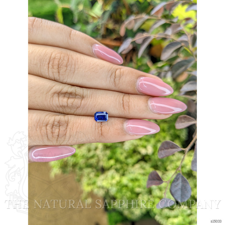1.01 Ct. Blue Sapphire from Ceylon (Sri Lanka)