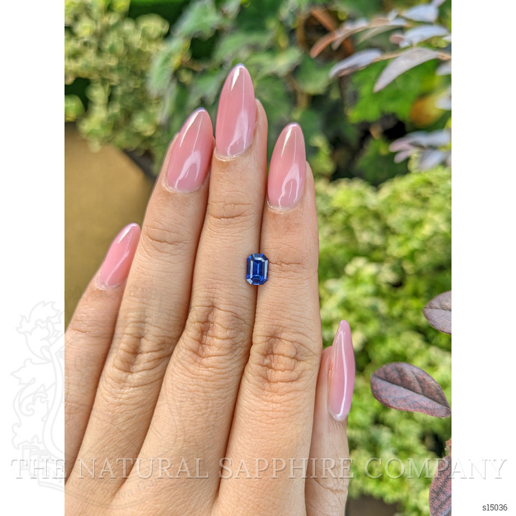 0.82 Ct. Blue Sapphire from Ceylon (Sri Lanka)