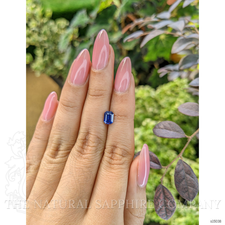 1.05 Ct. Blue Sapphire from Ceylon (Sri Lanka)