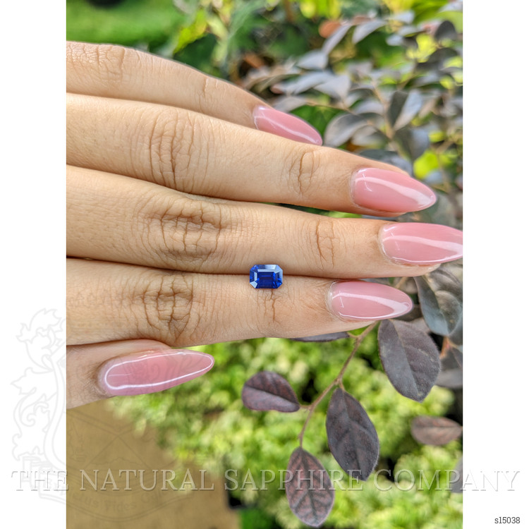 1.05 Ct. Blue Sapphire from Ceylon (Sri Lanka)