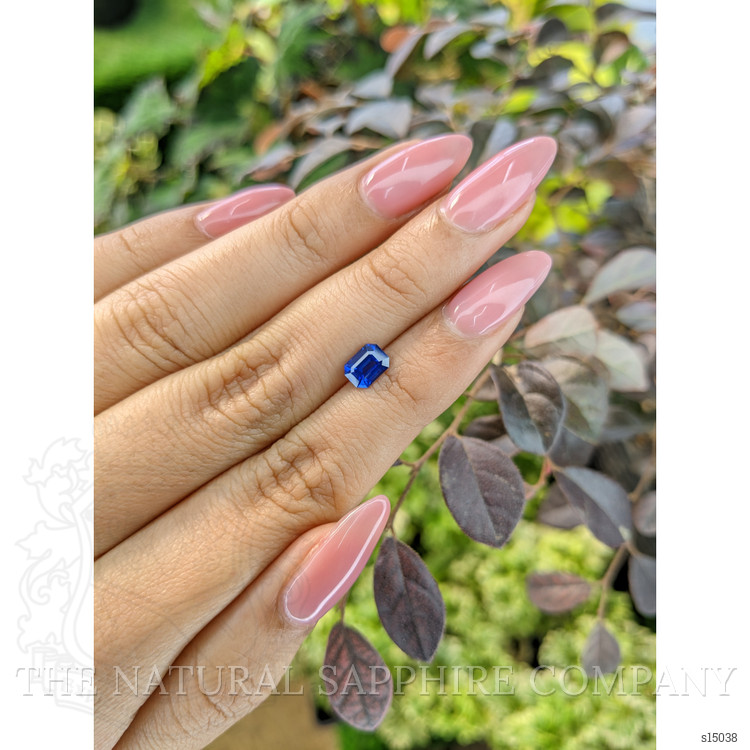 1.05 Ct. Blue Sapphire from Ceylon (Sri Lanka)