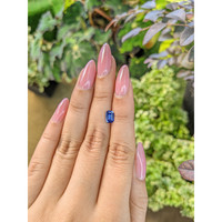 0.82 Ct. Blue Sapphire from Ceylon (Sri Lanka) Life Style