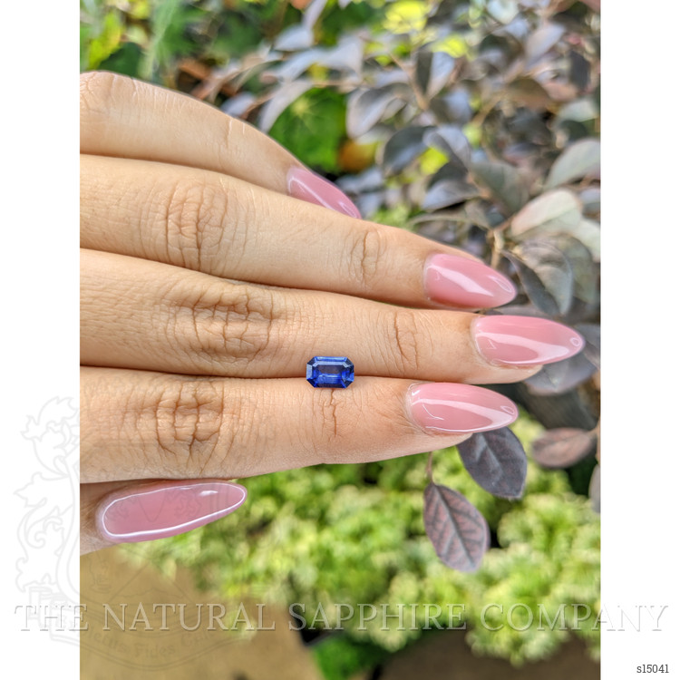 0.82 Ct. Blue Sapphire from Ceylon (Sri Lanka)