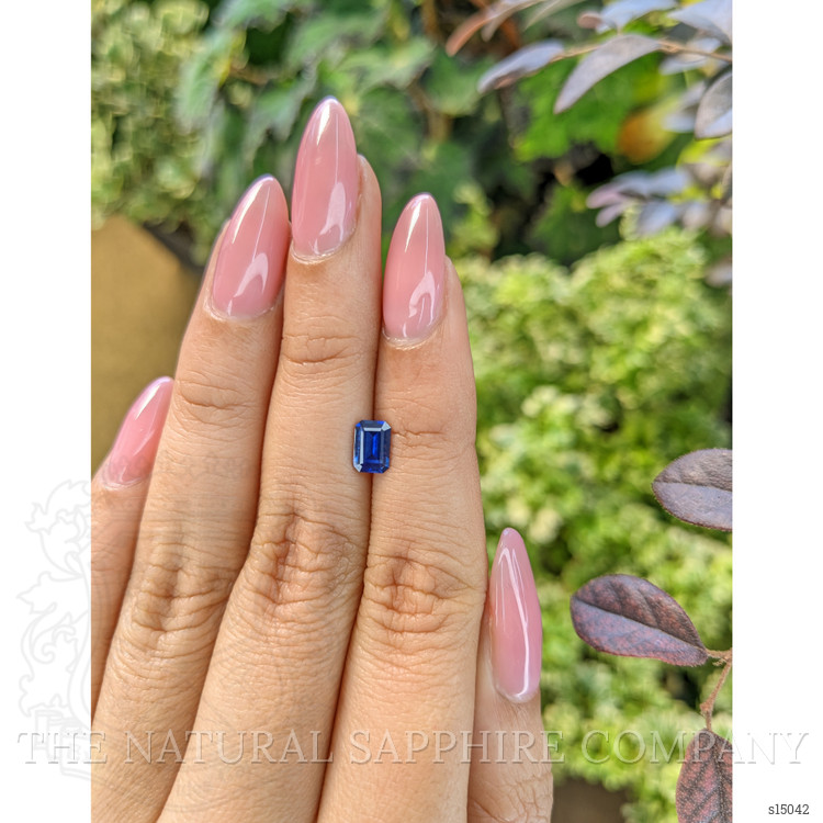 0.86 Ct. Blue Sapphire from Ceylon (Sri Lanka)