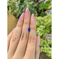 0.84 Ct. Blue Sapphire from Ceylon (Sri Lanka) Life Style