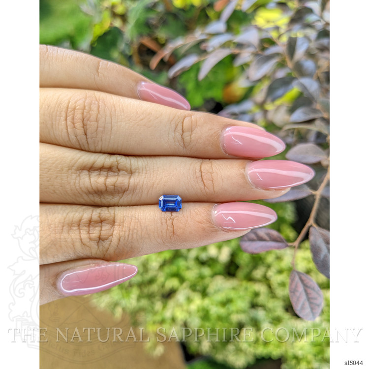 0.75 Ct. Blue Sapphire from Ceylon (Sri Lanka)