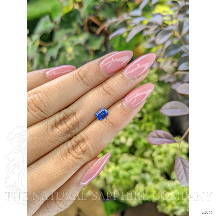 0.75 Ct. Blue Sapphire from Ceylon (Sri Lanka)
