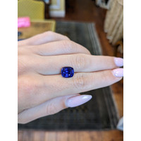 4.21 Ct. Blue Sapphire from Ceylon (Sri Lanka) Life Style
