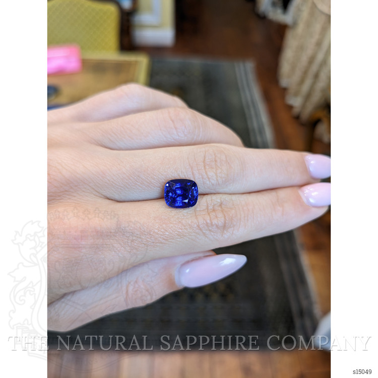 4.21 Ct. Blue Sapphire from Ceylon (Sri Lanka)