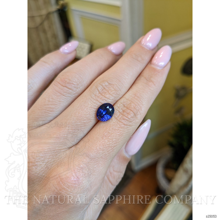 3.08 Ct. Blue Sapphire from Ceylon (Sri Lanka)