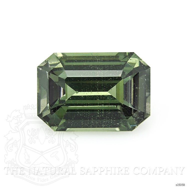 5.98 Ct. Green Sapphire from Ceylon (Sri Lanka)