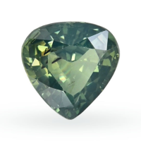 0.98 Ct. Green Sapphire from Africa Video