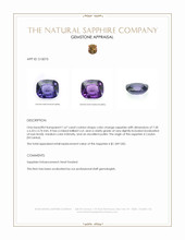 1.67 Ct. Color Change Sapphire from Ceylon (Sri Lanka) Appraisal