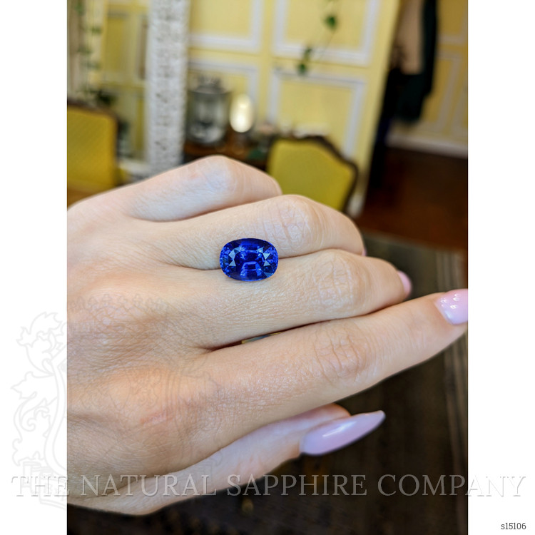 6.25 Ct. Blue Sapphire from Ceylon (Sri Lanka)