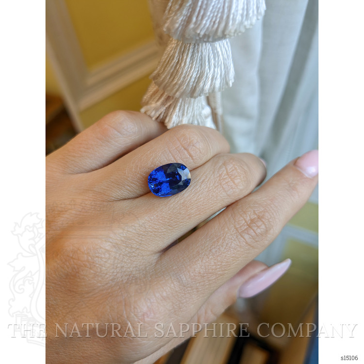 6.25 Ct. Blue Sapphire from Ceylon (Sri Lanka)