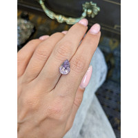 3.56 Ct. Violet Sapphire from Ceylon (Sri Lanka) Life Style