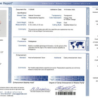 3.02 Ct. Sapphire from Madagascar Scan Report