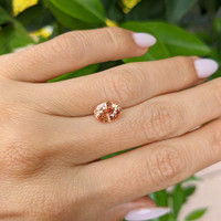 3.02 Ct. Padparadscha Sapphire from Madagascar Life Style