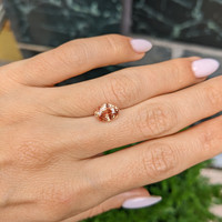 3.02 Ct. Padparadscha Sapphire from Madagascar Life Style