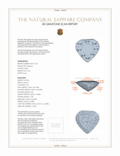 2.24 Ct. Sapphire from Ceylon (Sri Lanka) 3 D Scan Report