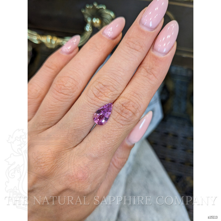 2.61 Ct. Purplish Pink Sapphire from Ceylon (Sri Lanka)