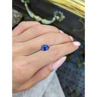 1.76 Ct. Blue Sapphire from Ceylon (Sri Lanka) Life Style