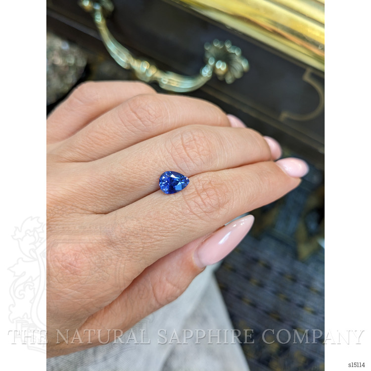 1.76 Ct. Blue Sapphire from Ceylon (Sri Lanka)