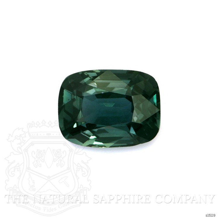 3.05 Ct. Bluish Green Sapphire from Ceylon (Sri Lanka)