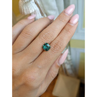 2.50 Ct. Bluish Green Sapphire from Ceylon (Sri Lanka) Life Style