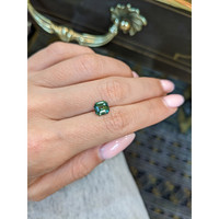 2.14 Ct. Bluish Green Sapphire from Ceylon (Sri Lanka) Life Style