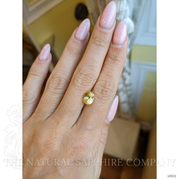 3.07 Ct. Yellow Sapphire from Ceylon (Sri Lanka)