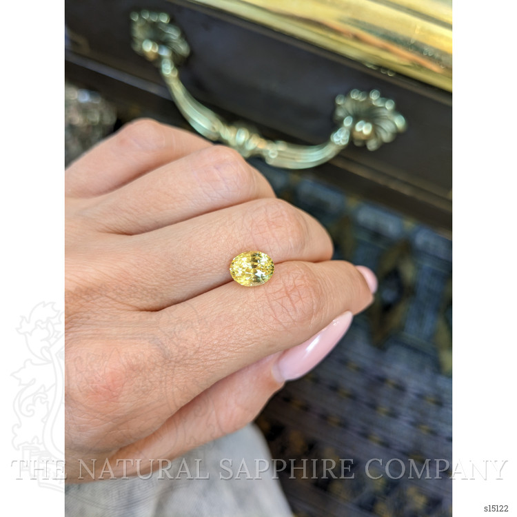 3.07 Ct. Yellow Sapphire from Ceylon (Sri Lanka)