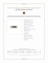 4.39 Ct. Peach Sapphire from Ceylon (Sri Lanka) Scan Report