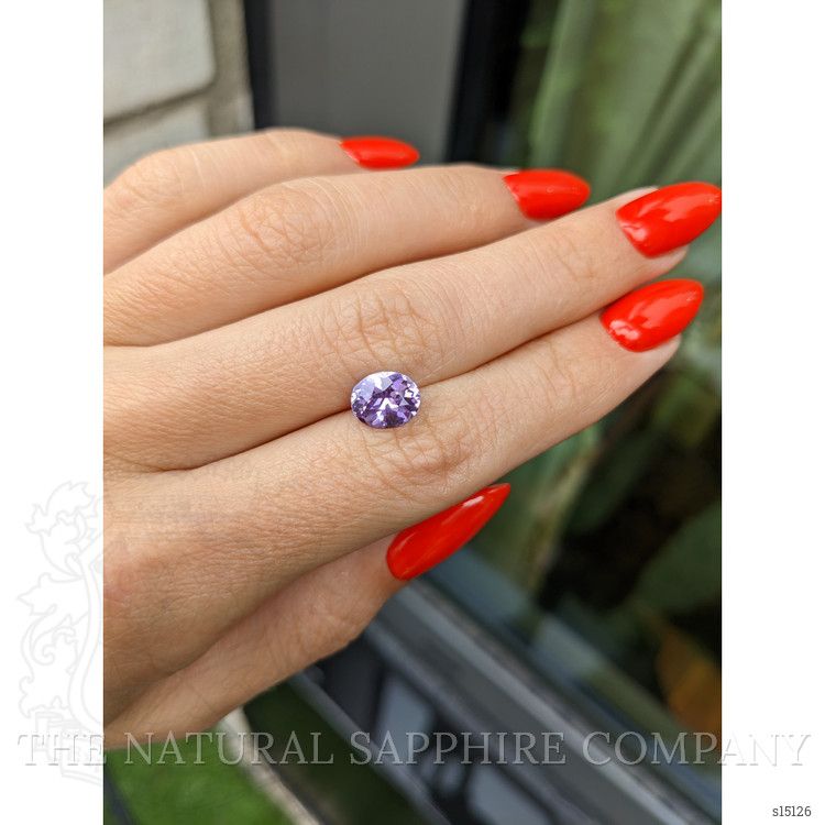 1.83 Ct. Purple Sapphire from Ceylon (Sri Lanka)