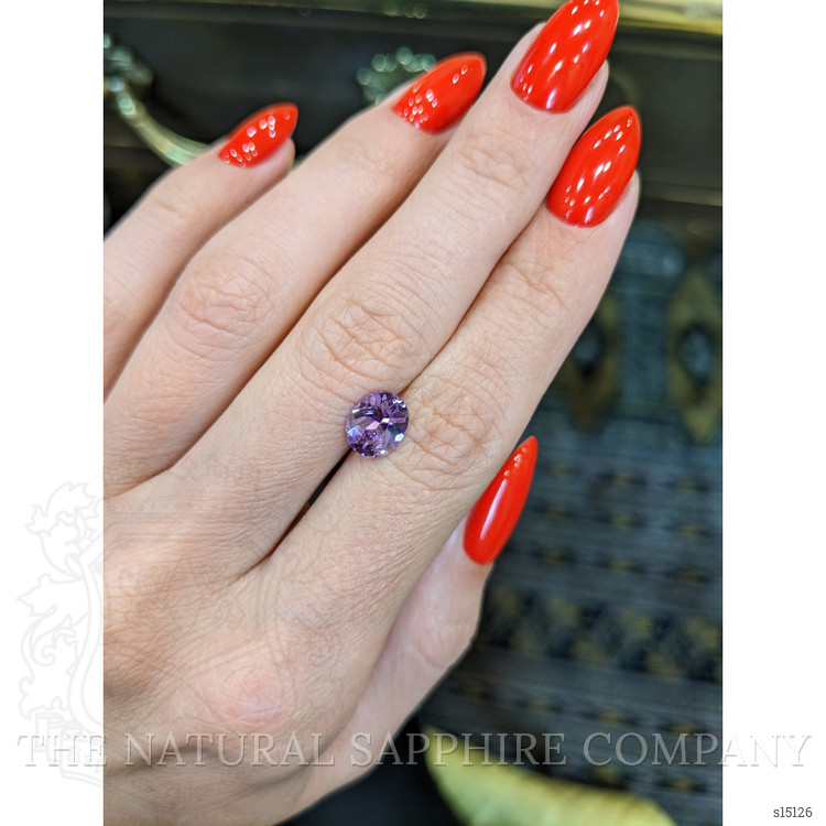1.83 Ct. Purple Sapphire from Ceylon (Sri Lanka)