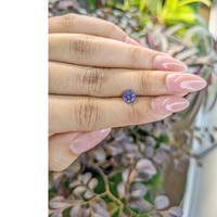 1.10 Ct. Violet Sapphire from Ceylon (Sri Lanka) Life Style