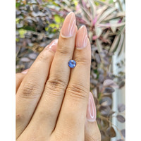 0.76 Ct. Blue Sapphire from Ceylon (Sri Lanka) Life Style