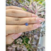 0.76 Ct. Blue Sapphire from Ceylon (Sri Lanka) Life Style