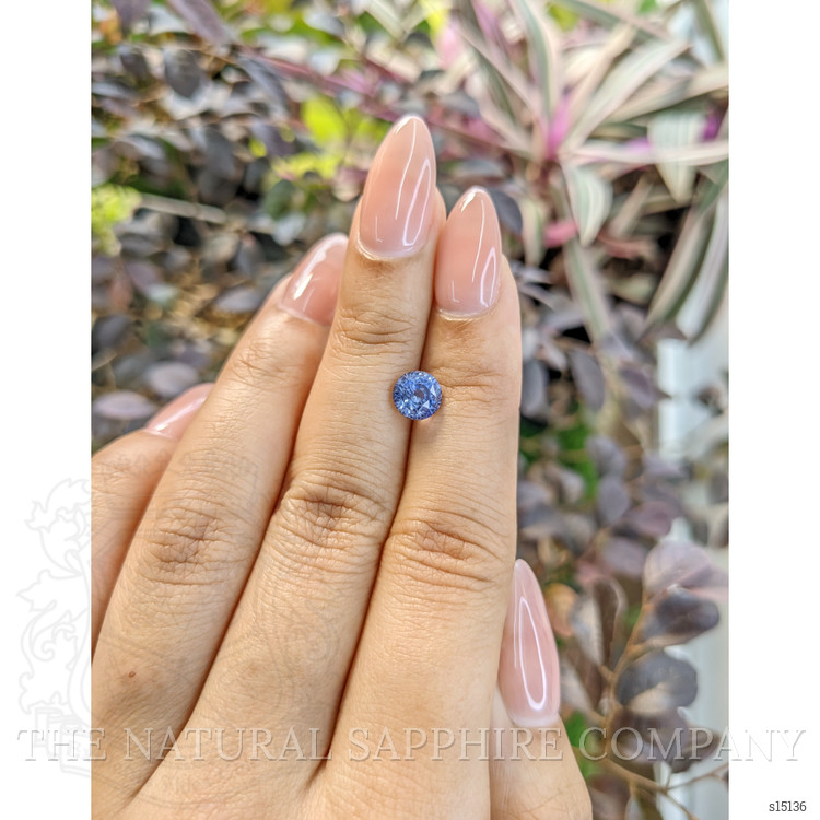 1.86 Ct. Blue Sapphire from Ceylon (Sri Lanka)