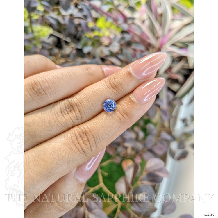 1.86 Ct. Blue Sapphire from Ceylon (Sri Lanka)
