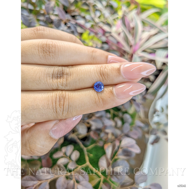 0.93 Ct. Blue Sapphire from Ceylon (Sri Lanka)